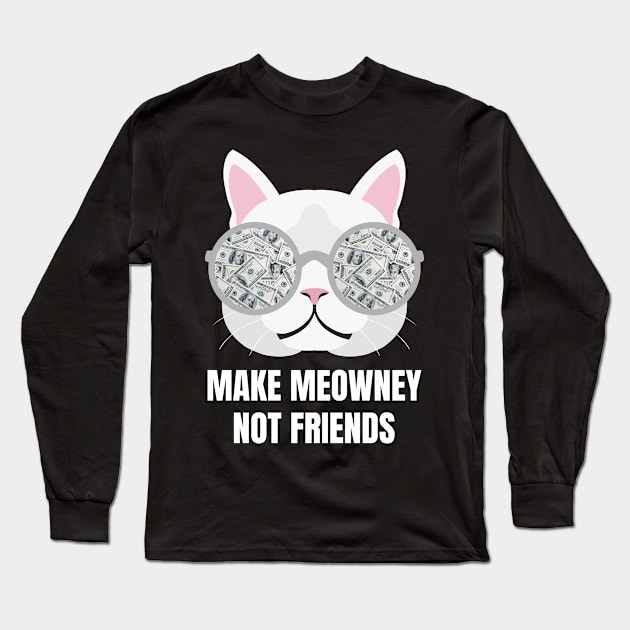 Entrepreneur  Cat Long Sleeve T-Shirt by sqwear